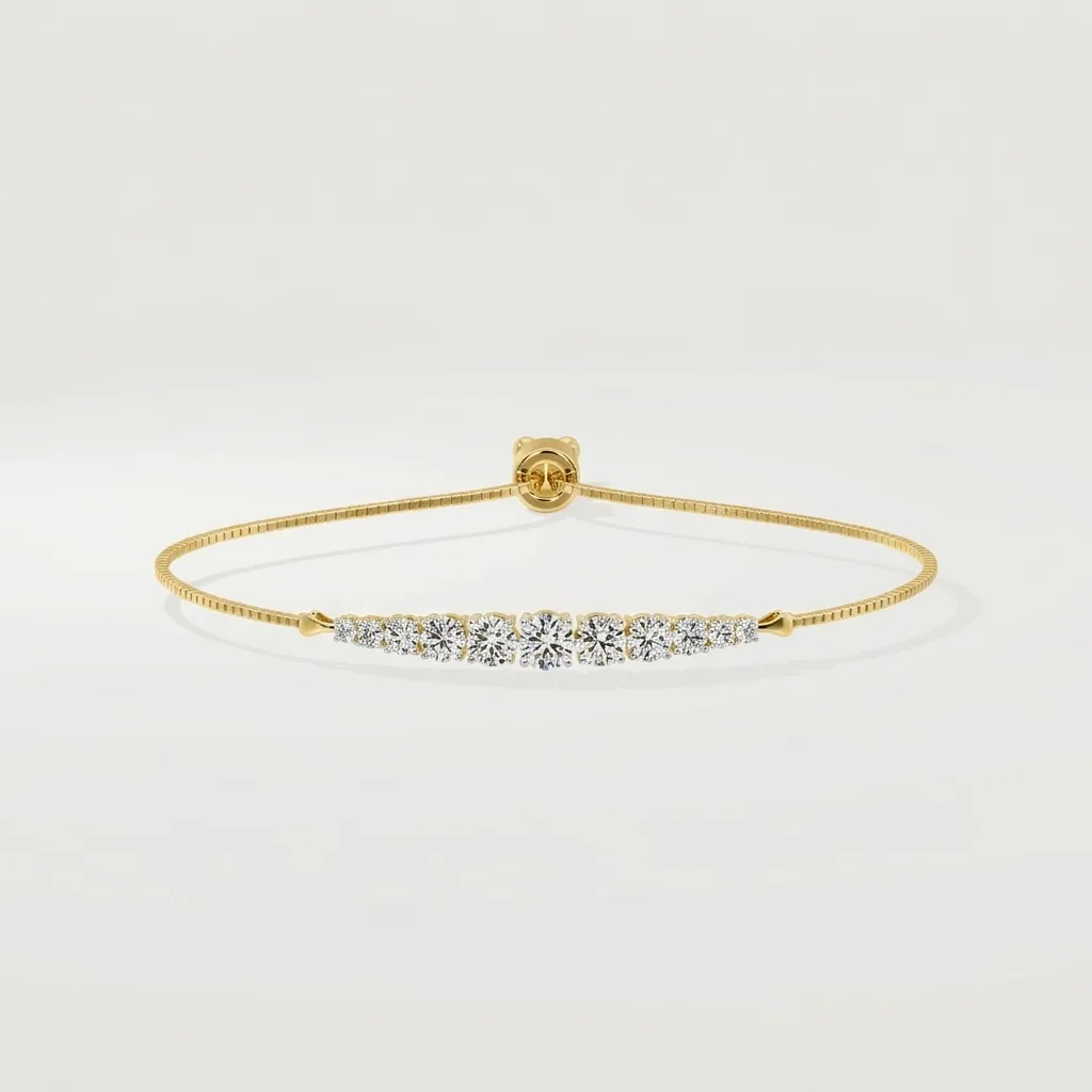 Vienne Women's Bracelet — Yellow Gold — straight-on